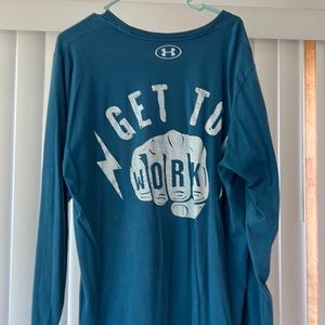 UA project rock long sleeve tee